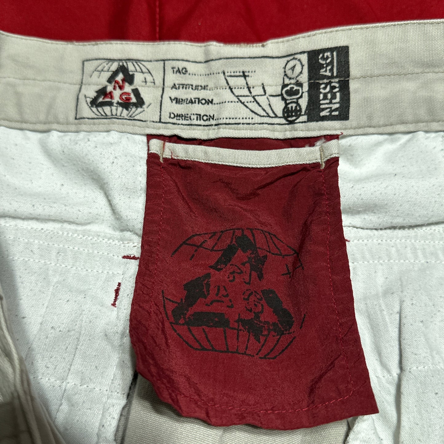 Y2K Nesi AG Skater Cargo Parachute Baggy Pants Size 34