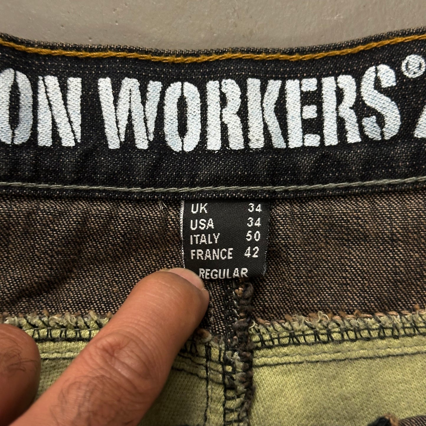 Bilt Padded Knee Motorcycle Biker Pants Iron Workers Mens 34x32