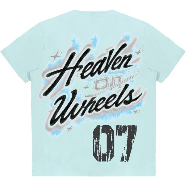 HEAVEN ON WHEELS GRAPHIC TEE BLUE