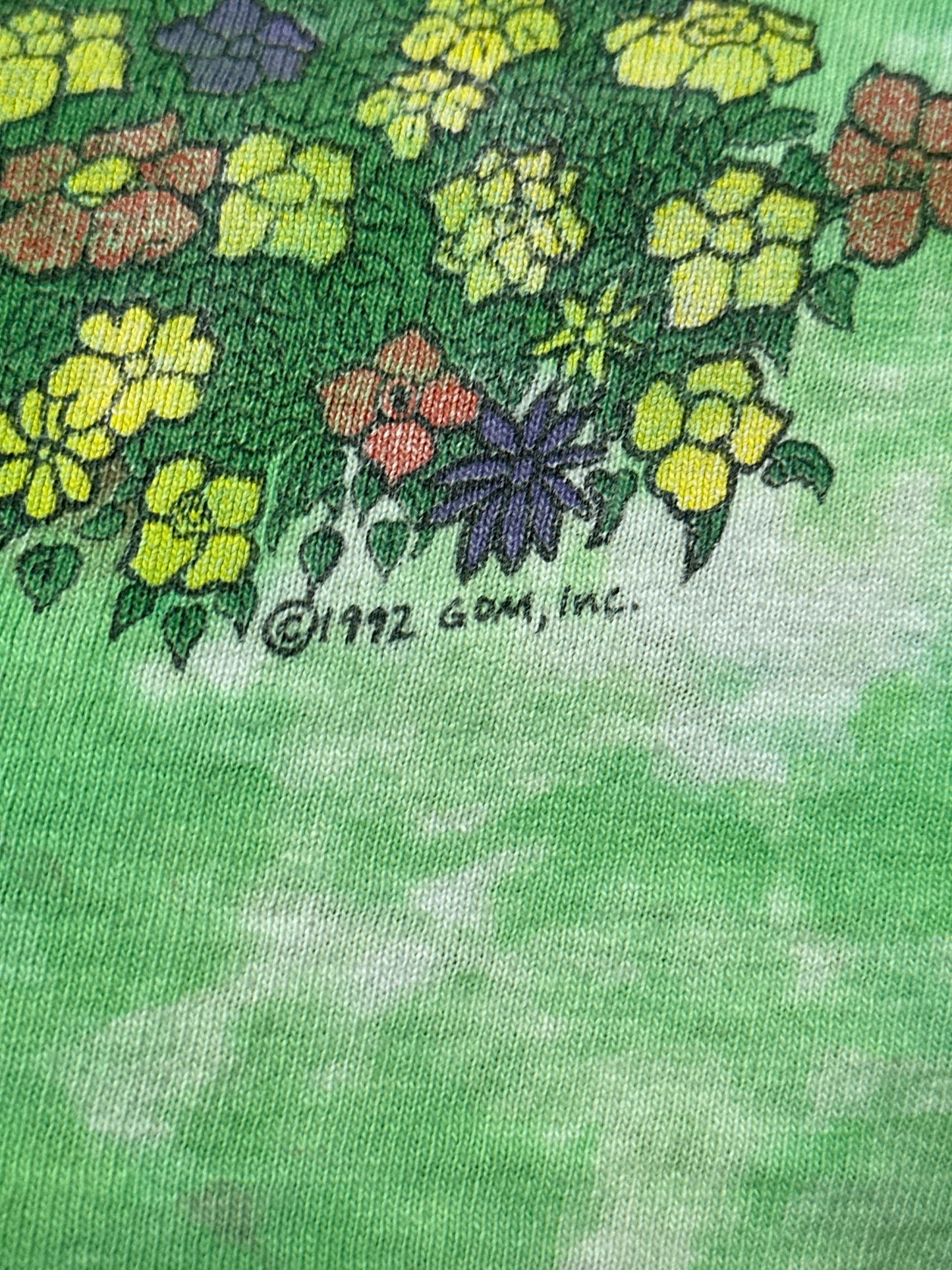 Vintage Liquid Blue Grateful Dead Spring Tour Graphic Tee XL