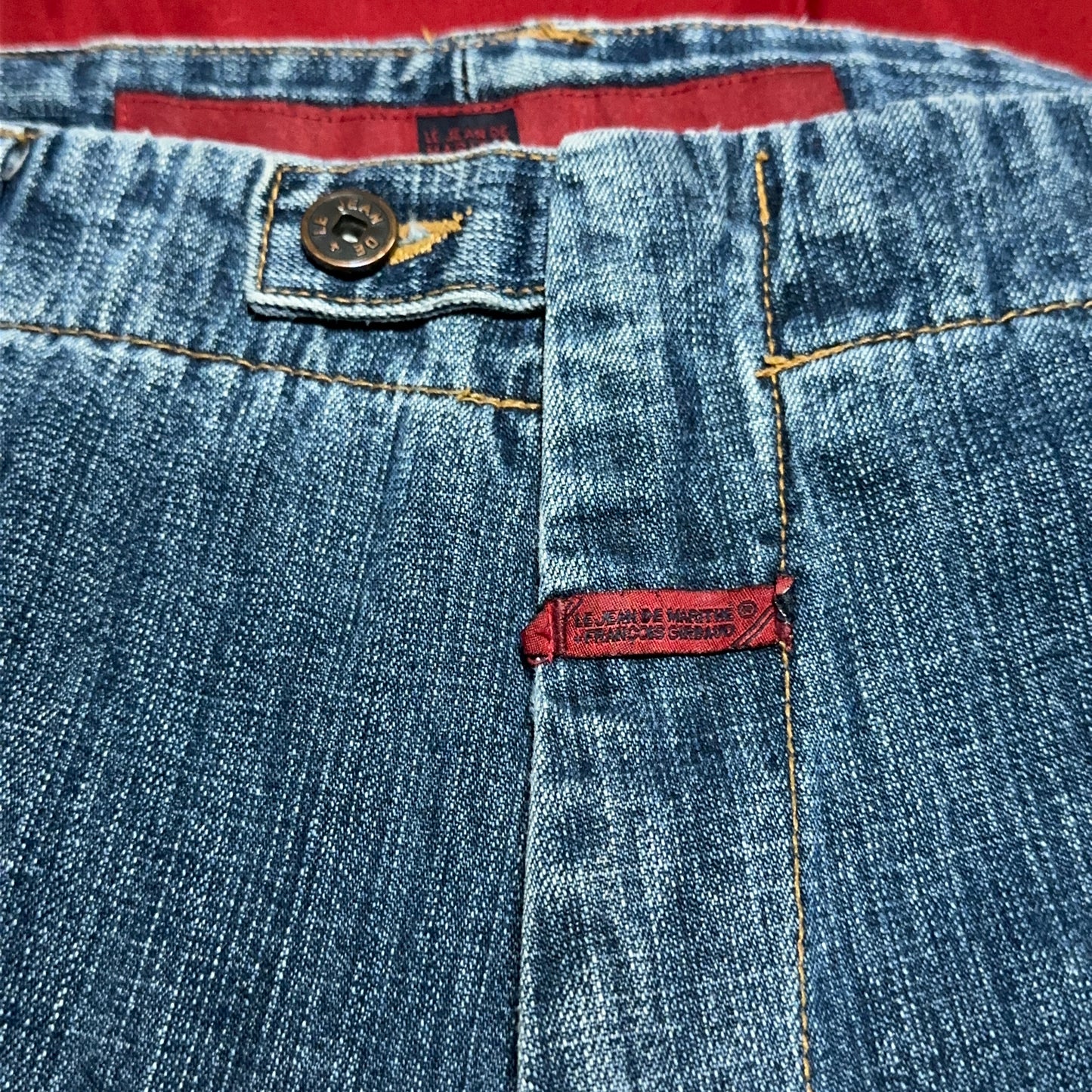 Y2K Marithe Francois Girbaud Jeans Shuttle Tape Baggy Loose Fit Size 38