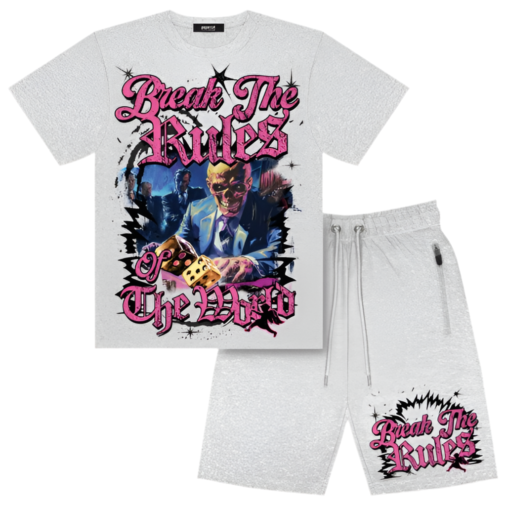 BREAK THE RULES TECH FLEECE SHIRT AND SHORT SET
