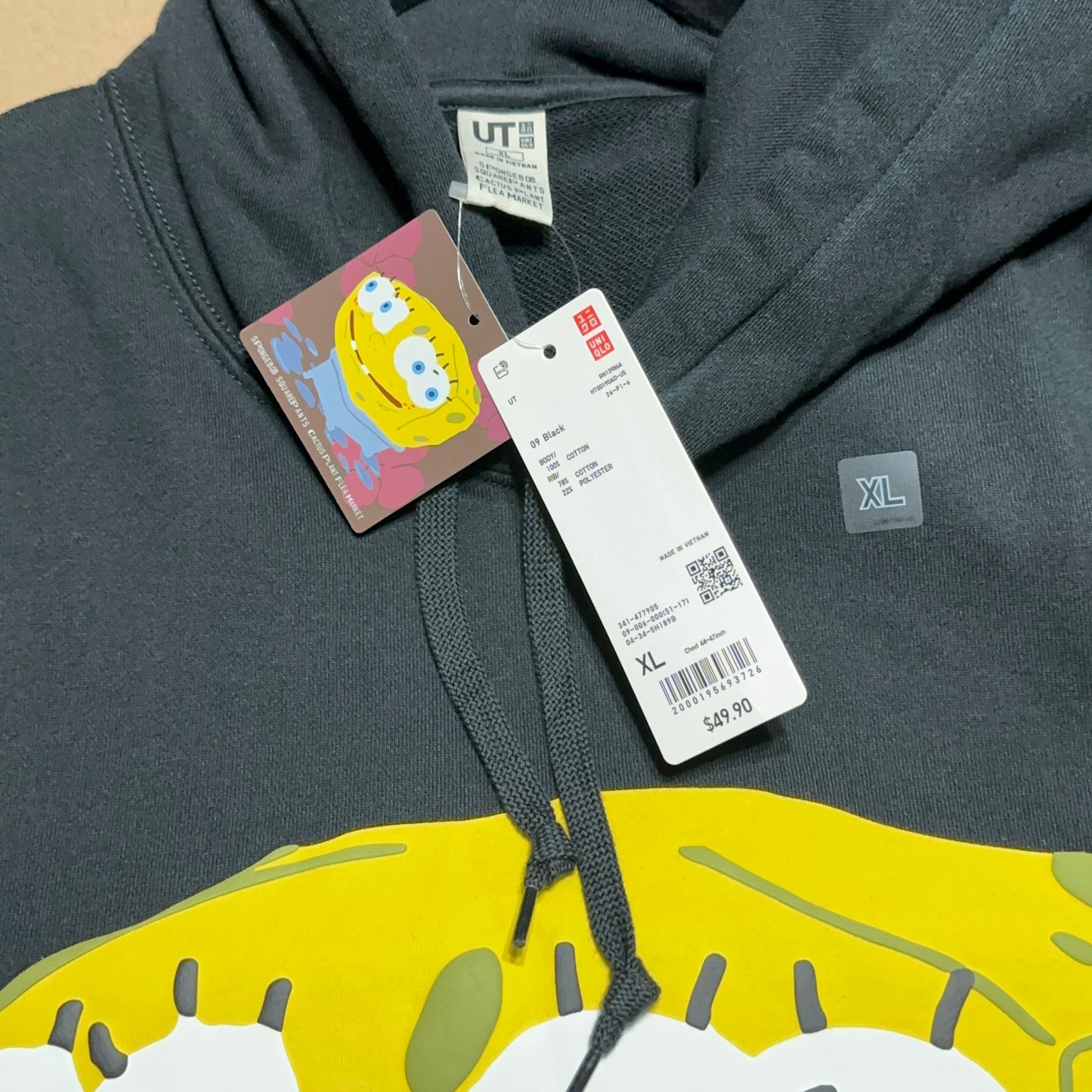 Cactus Plant Flea Market x Uniqlo SpongeBob SquarePants Bikini Bottom Hoodie