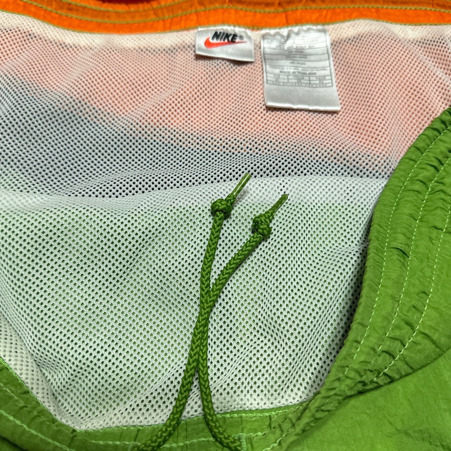 Vintage 90s Nike Big Swoosh Nylon Shorts XL