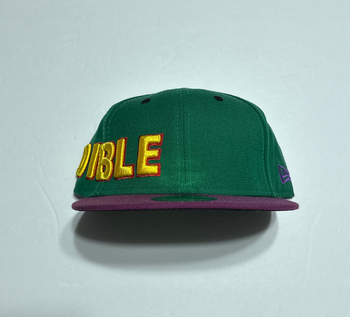 New Era Marvel Incredible Hulk Hat Cap Fitted Mens 7 3/8 59Fifty Comic 2008 VTG
