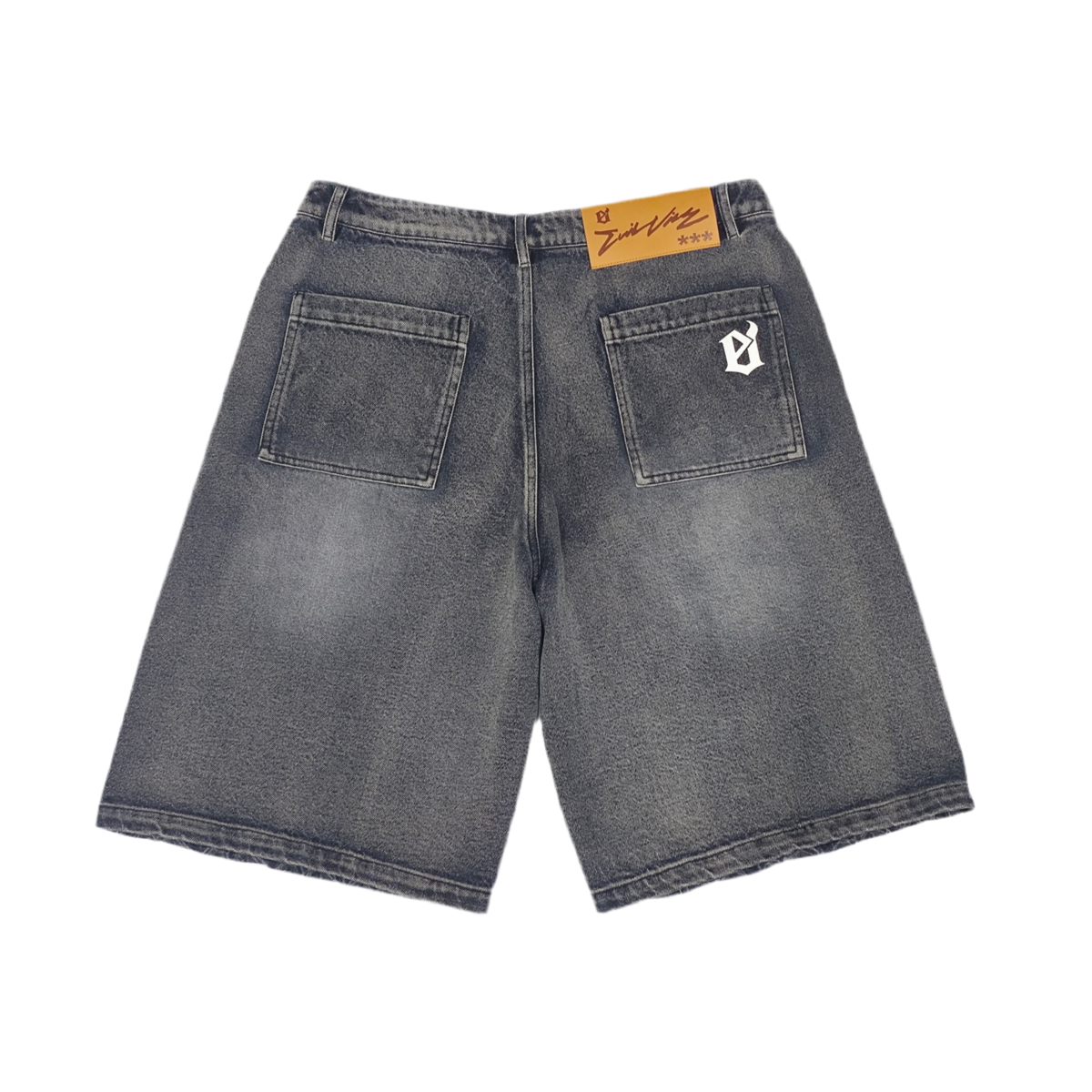 EVIL VICE MONOGRAM JEAN SHORTS