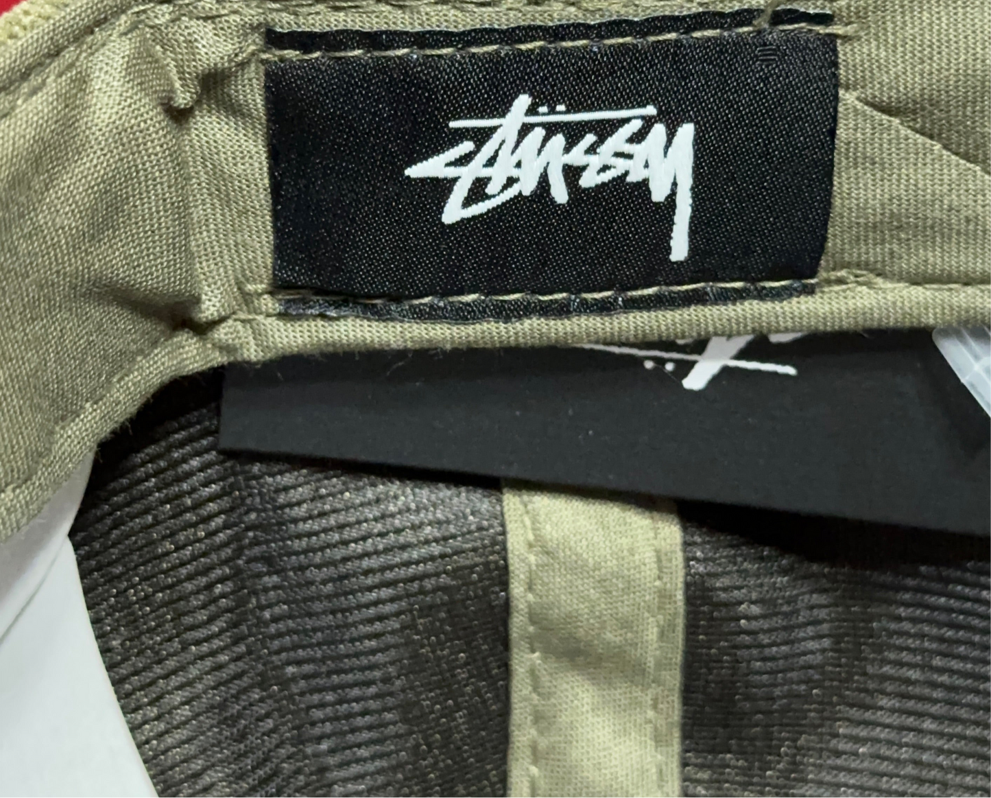 Stussy No Wale Cord Snapback Hat