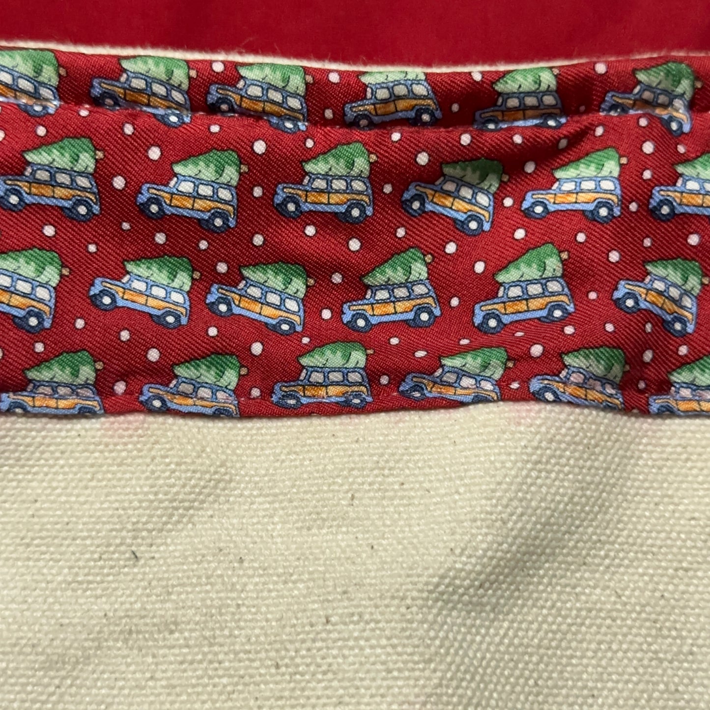 Vineyard Vines Martha's Vineyard Zippered Canvas Tote Bag New With Tags