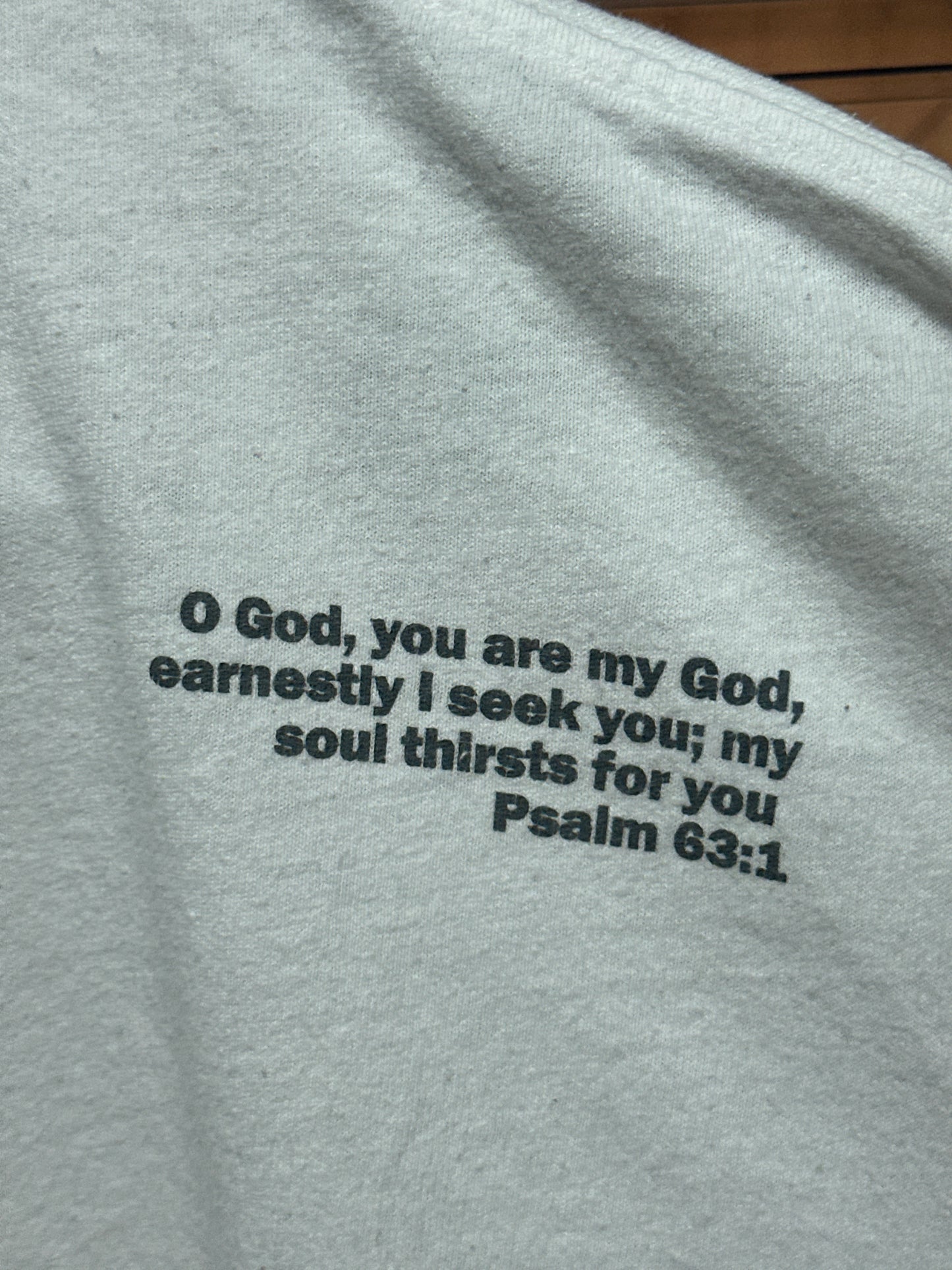 Vintage This Time It's Personal Prayer Cross Jesus Tee Large