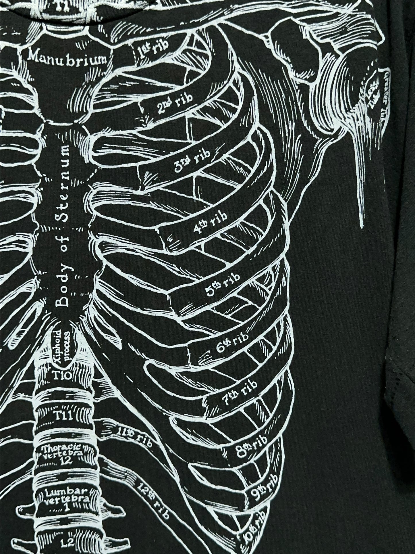 90s Leslie Arwin Skeleton All Over Print Tee XL