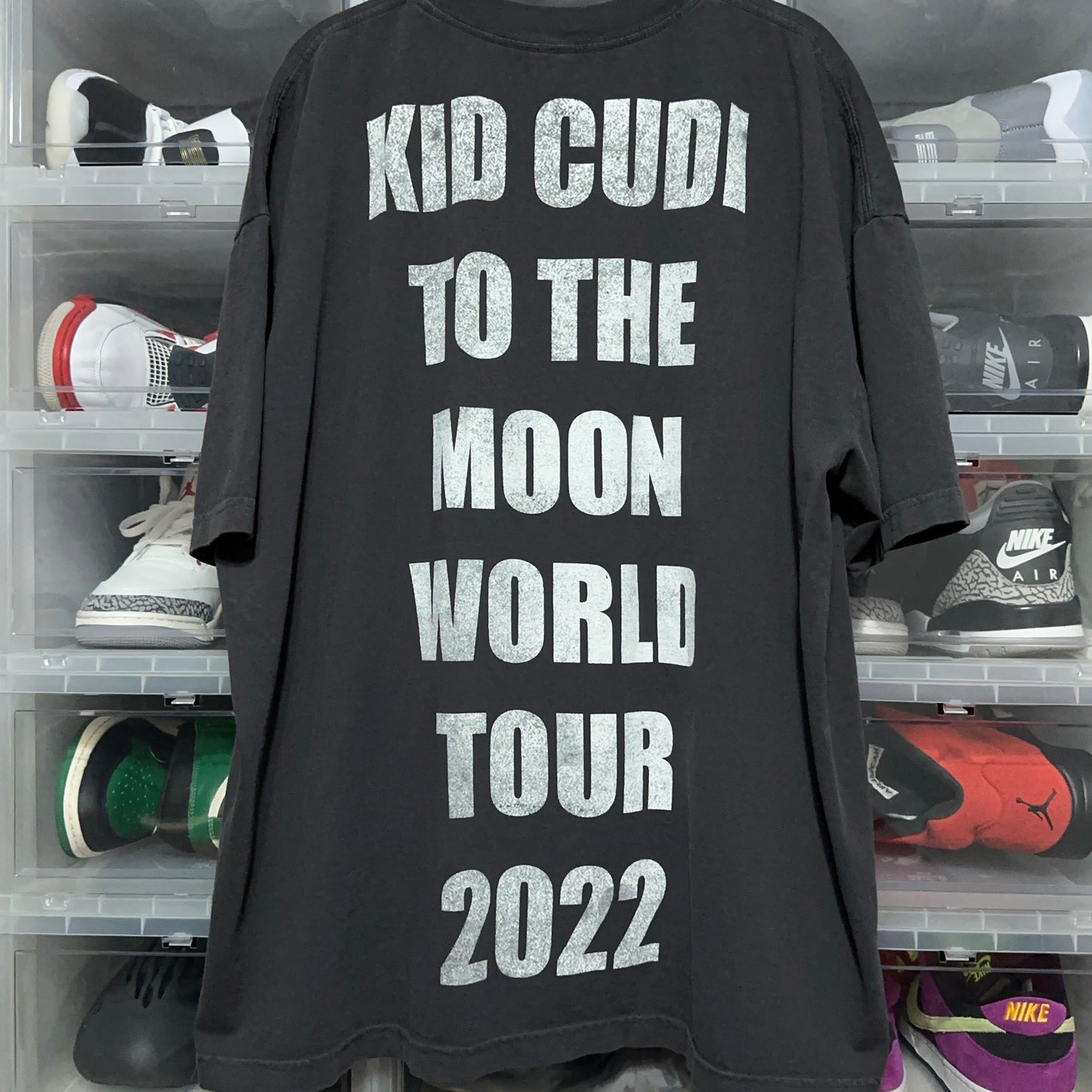 Kid Cudi To The Moon Tour 2022 Official Merch T-Shirt XL