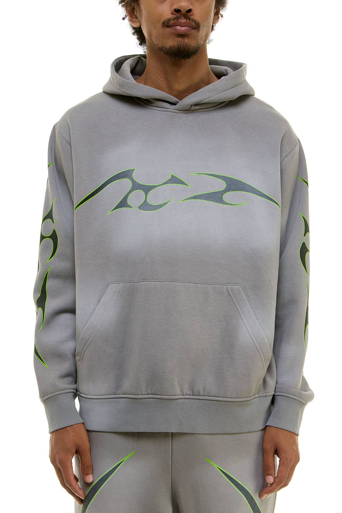 KDNK TRIBAL LOGO HOODIE AND SWEATPANTS SET