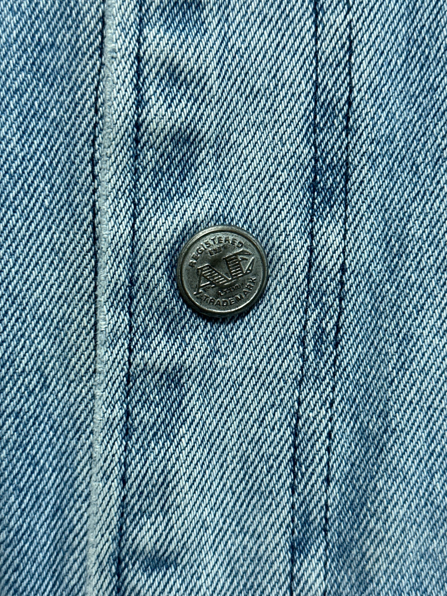Vintage American Eagle Denim Varsity Jacket XL