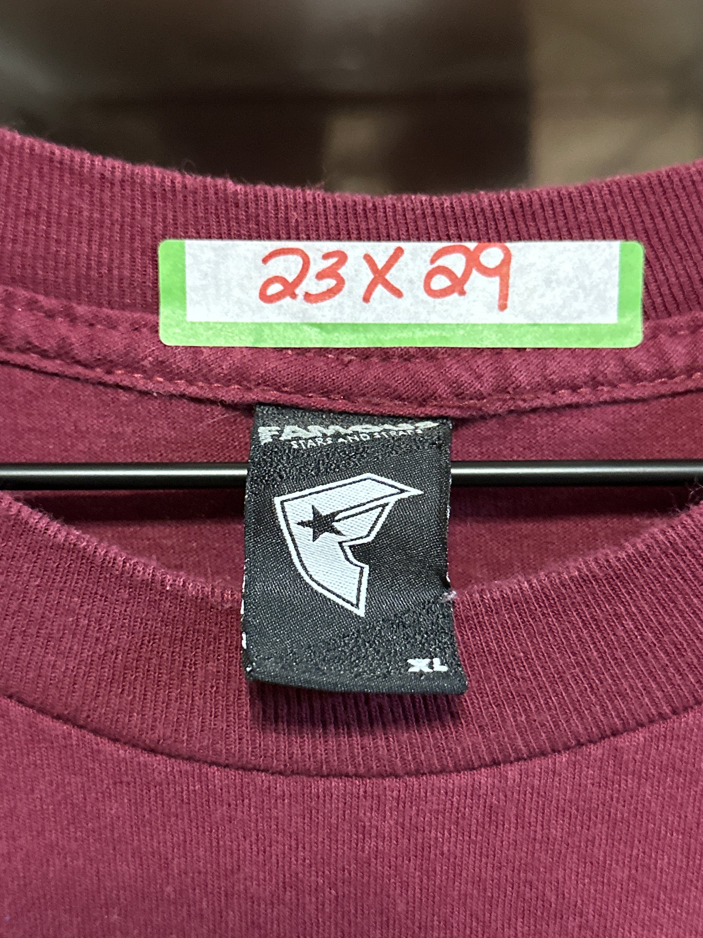 Y2K Famous Stars And Straps Big Logo Tee Size XL