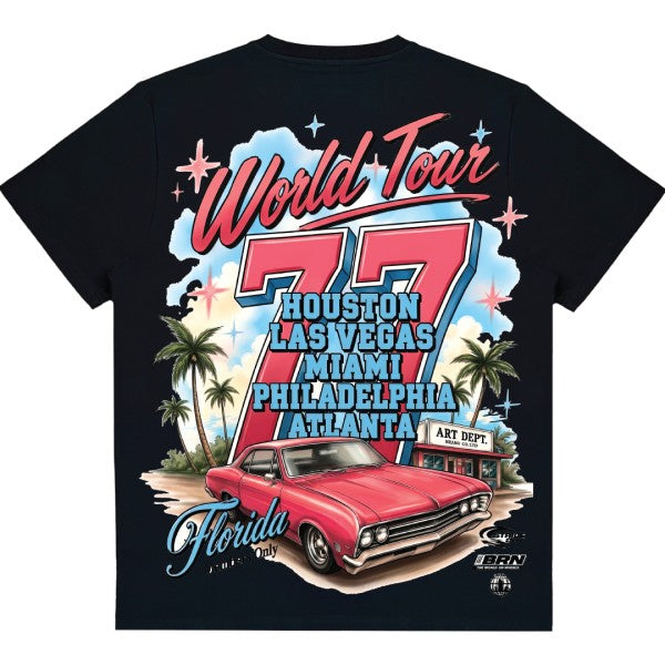 PARADISE WORLD TOUR GRAPHIC TEE BLACK