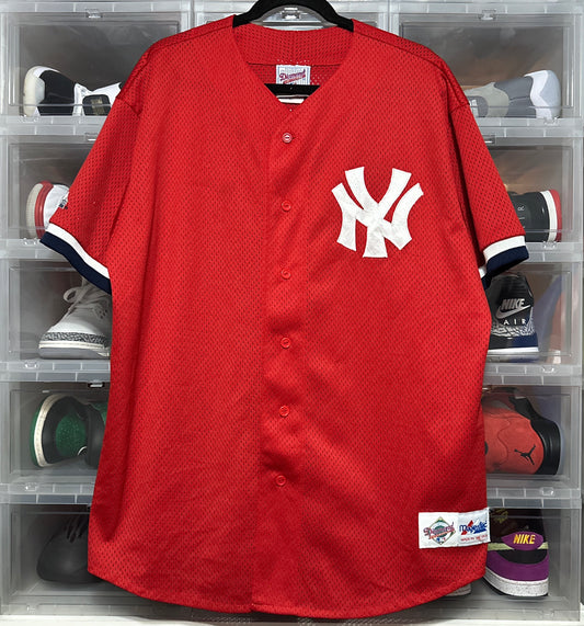 Vintage New York Yankees Majestic Diamond Collection Baseball Jersey XL