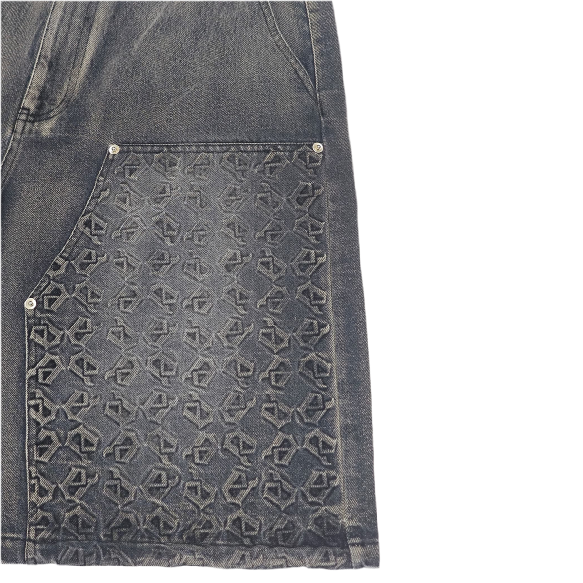 EVIL VICE MONOGRAM JEAN SHORTS