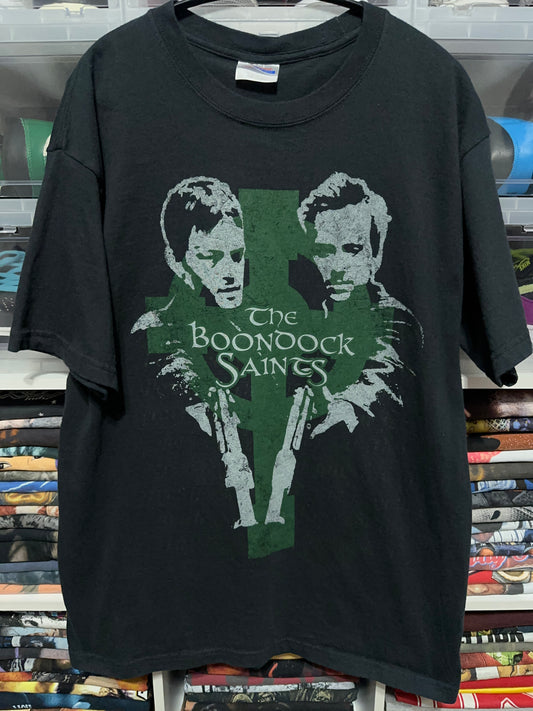 Vintage Y2K The Boondock Saints Movie Promo Graphic Tee Large