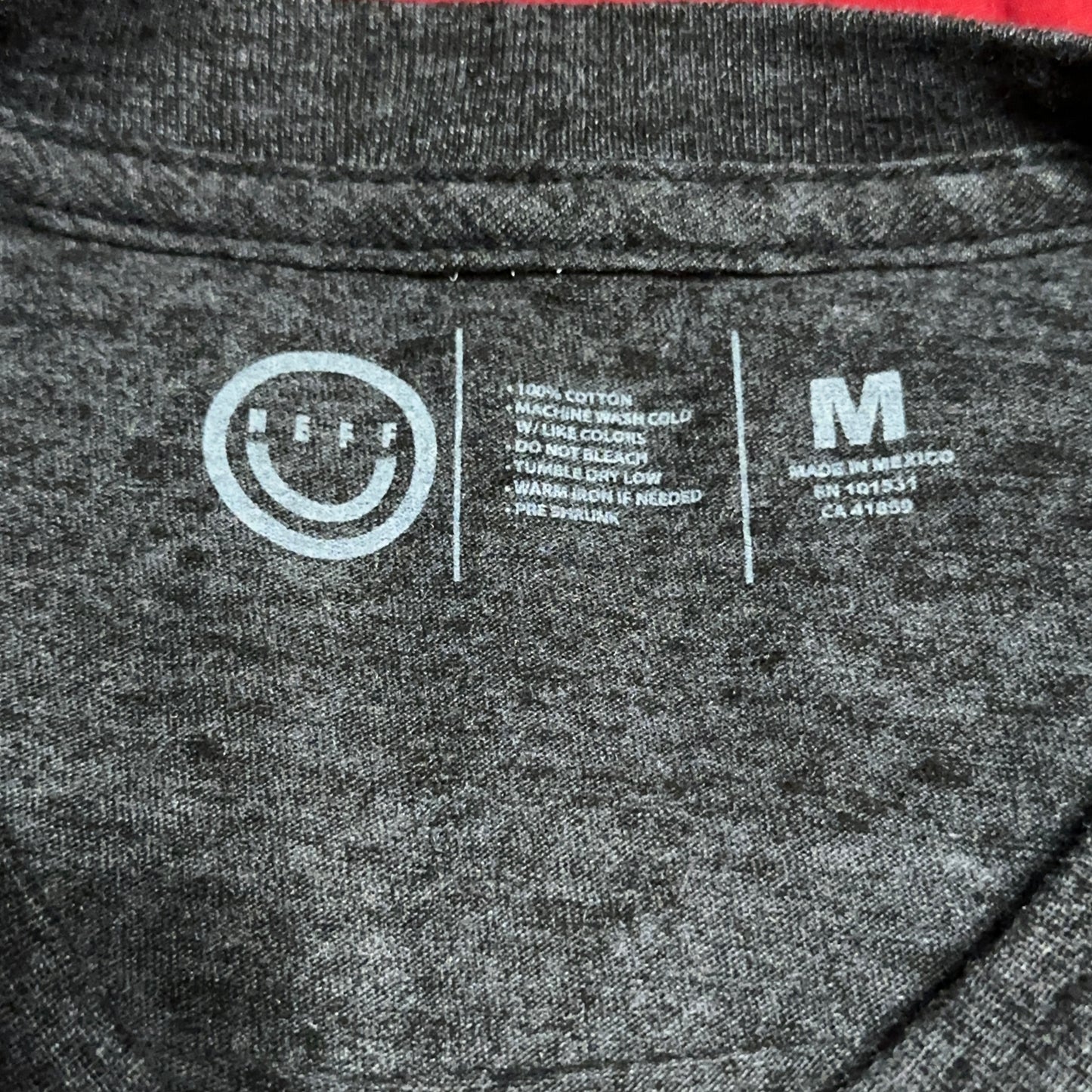 NEFF Hypnotic Logo Spellout Tee Medium