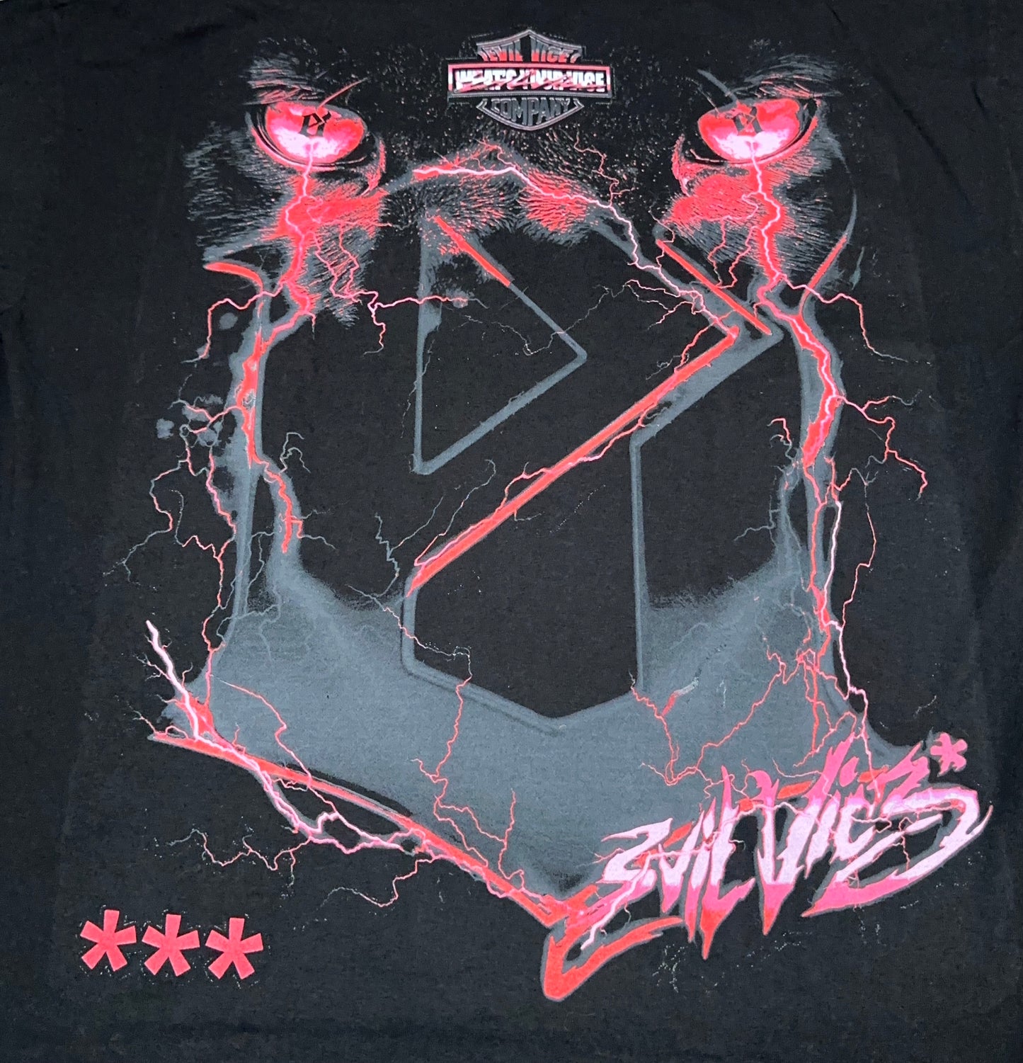 Evil Vice Moto Eyes Graphic Tee XL