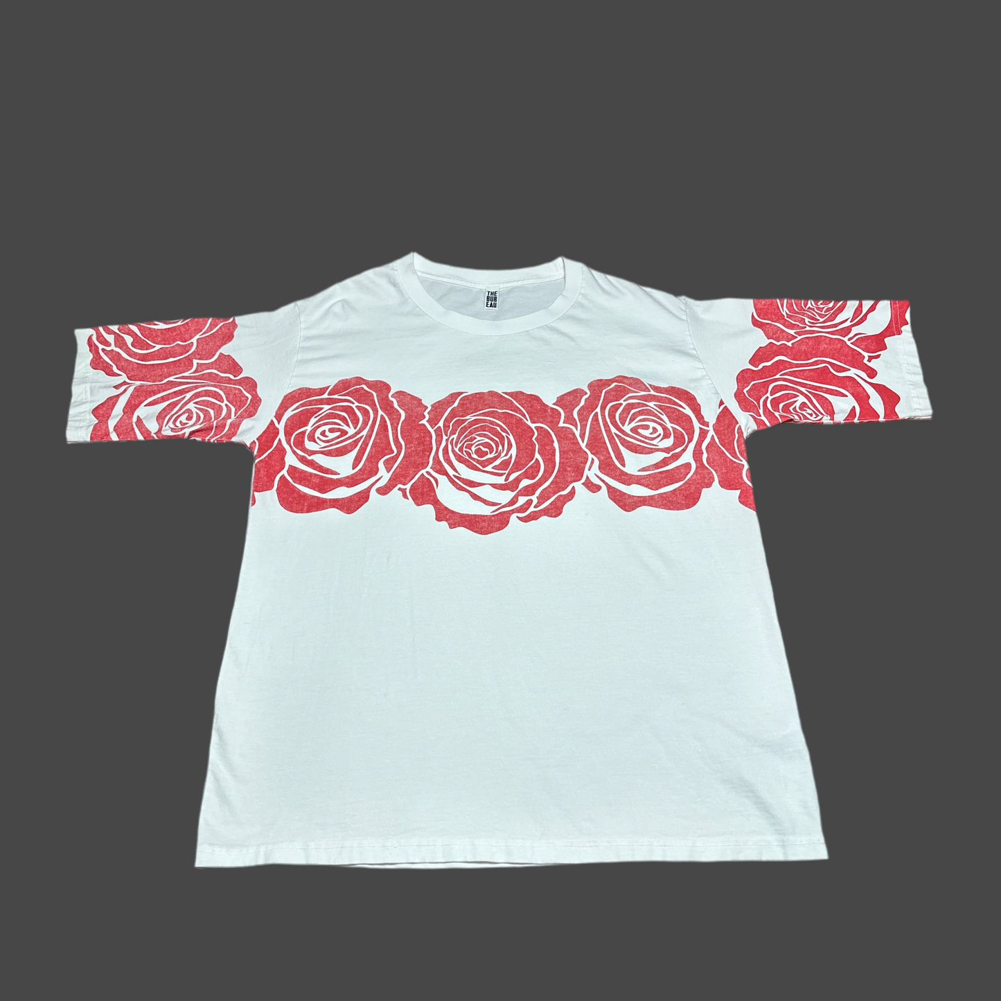 Free People x The Bureau Wild Rose Oversized Graphic Tee Large