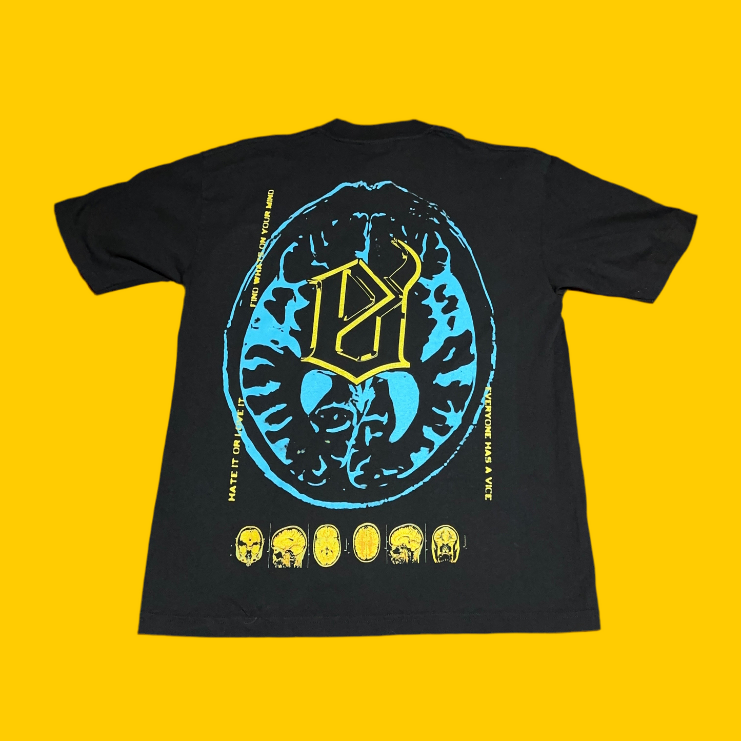 Evil Vice Brain Graphic Tee Size Medium
