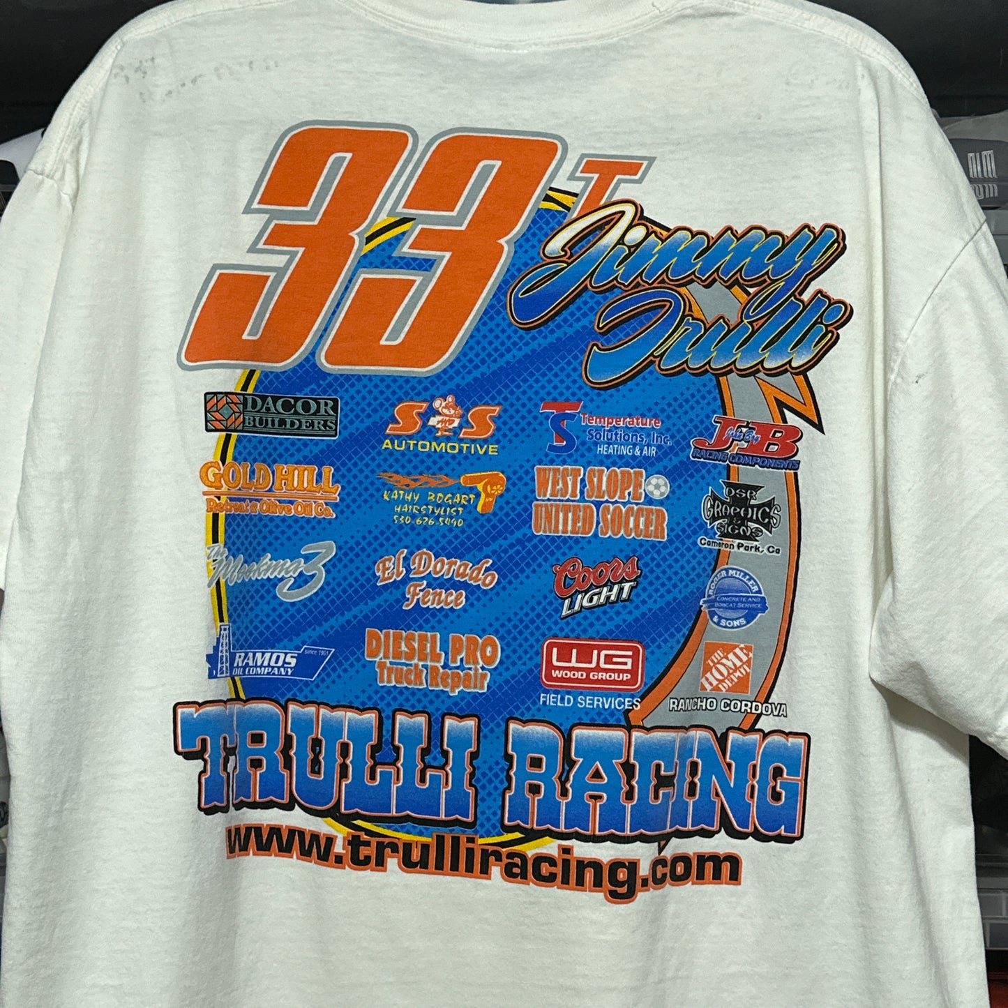 Vintage 2000s Dirt Car Trulli Racing T-Shirt XL