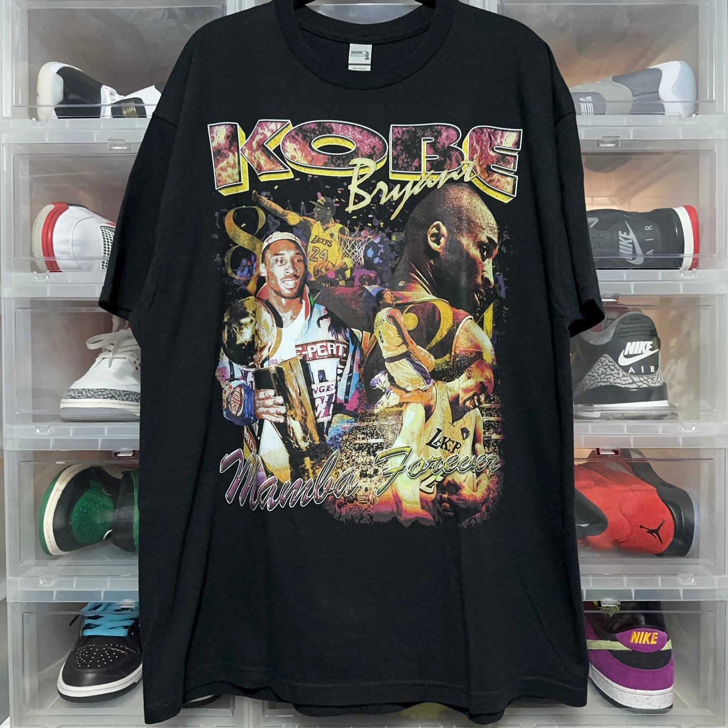 Kobe Bryant Mamba Forever Memorial Rap Tee XL