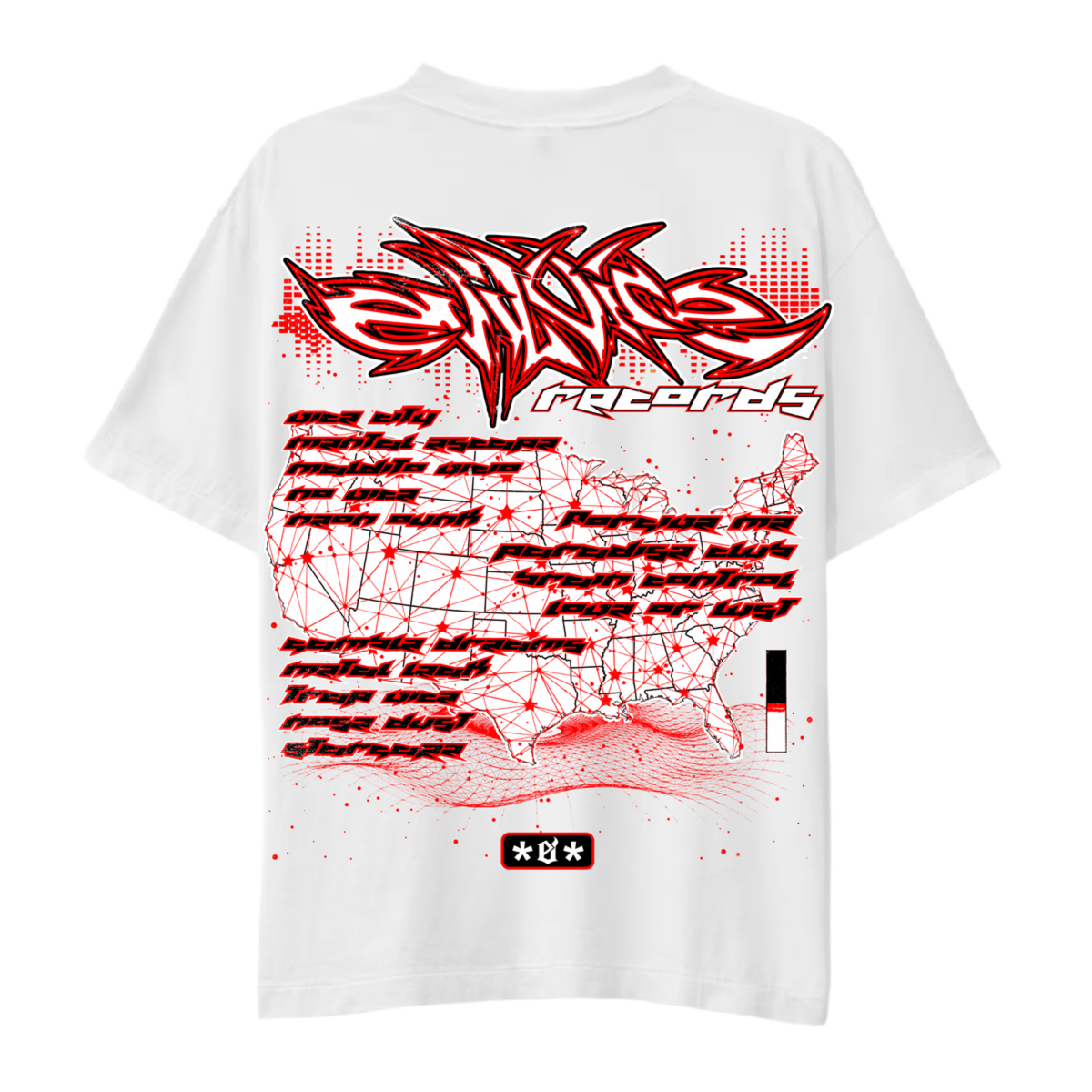 EVIL VICE DEMON RECORDS TEE