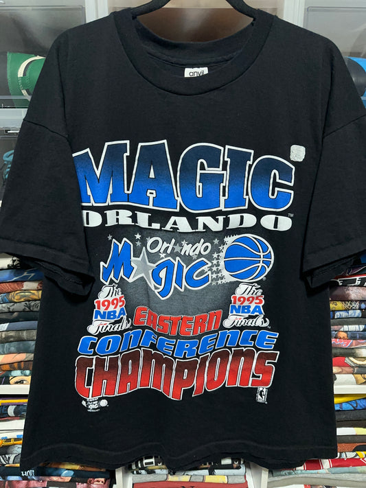 90s Orlando Magic NBA Eastern Conference Champs Graphic Tee XXL