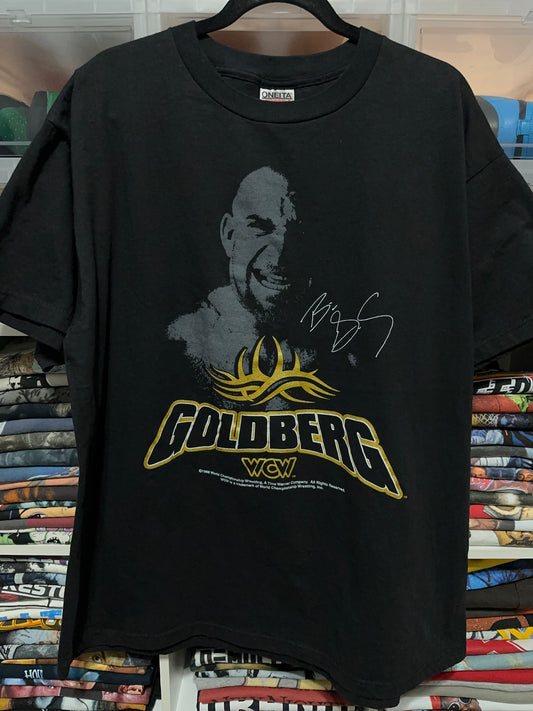 90s WCW Goldberg Big Graphic Wrestling Tee XL