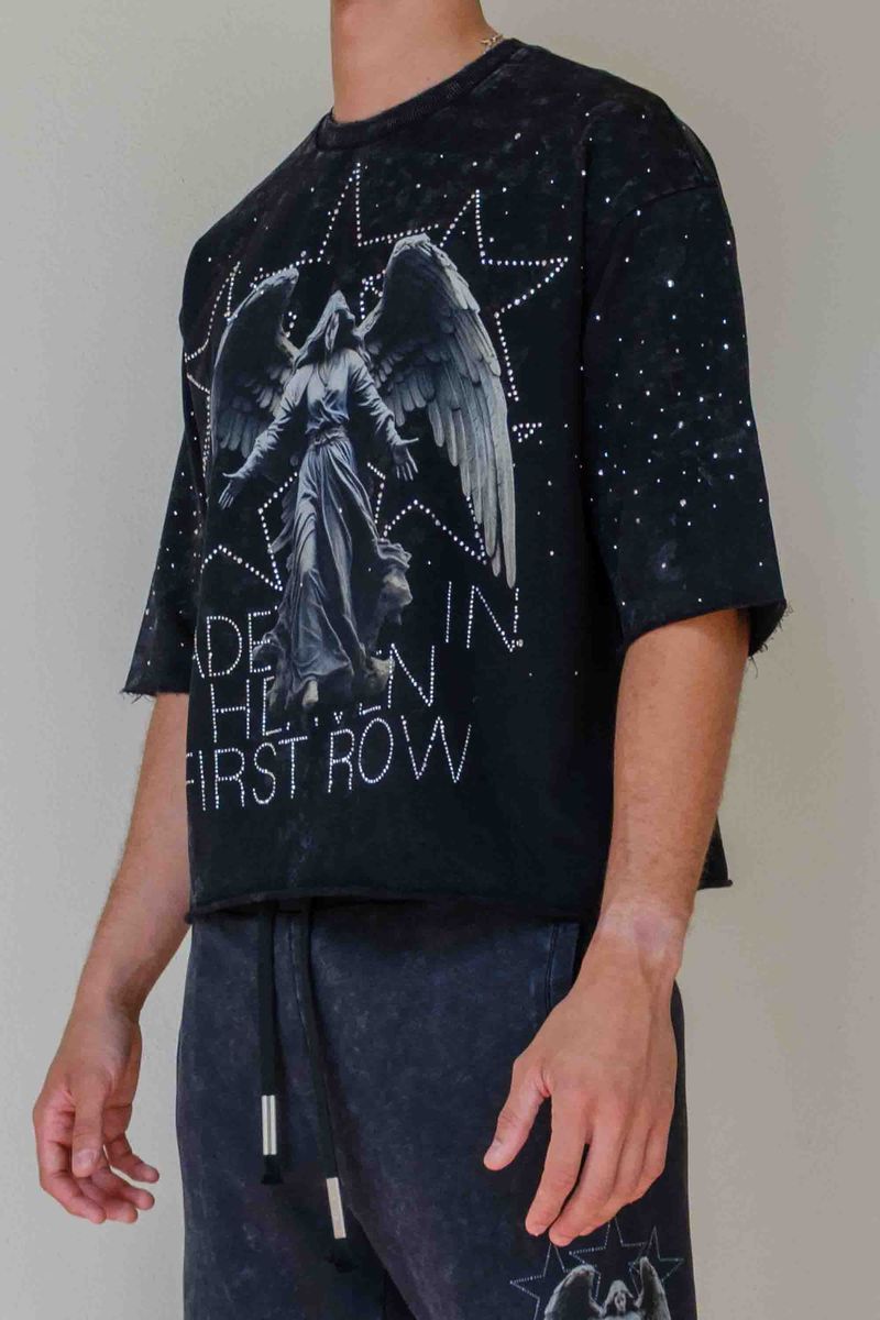 FIRST ROW MADE IN HEAVEN SHINING CROPPED TEE