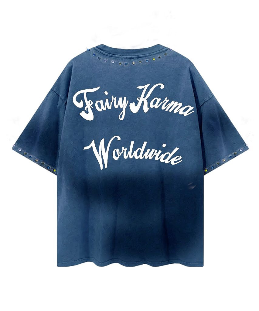 LOWKUT MARTIAL ARTS CRYSTAL TEE INDIGO BLUE PREORDER