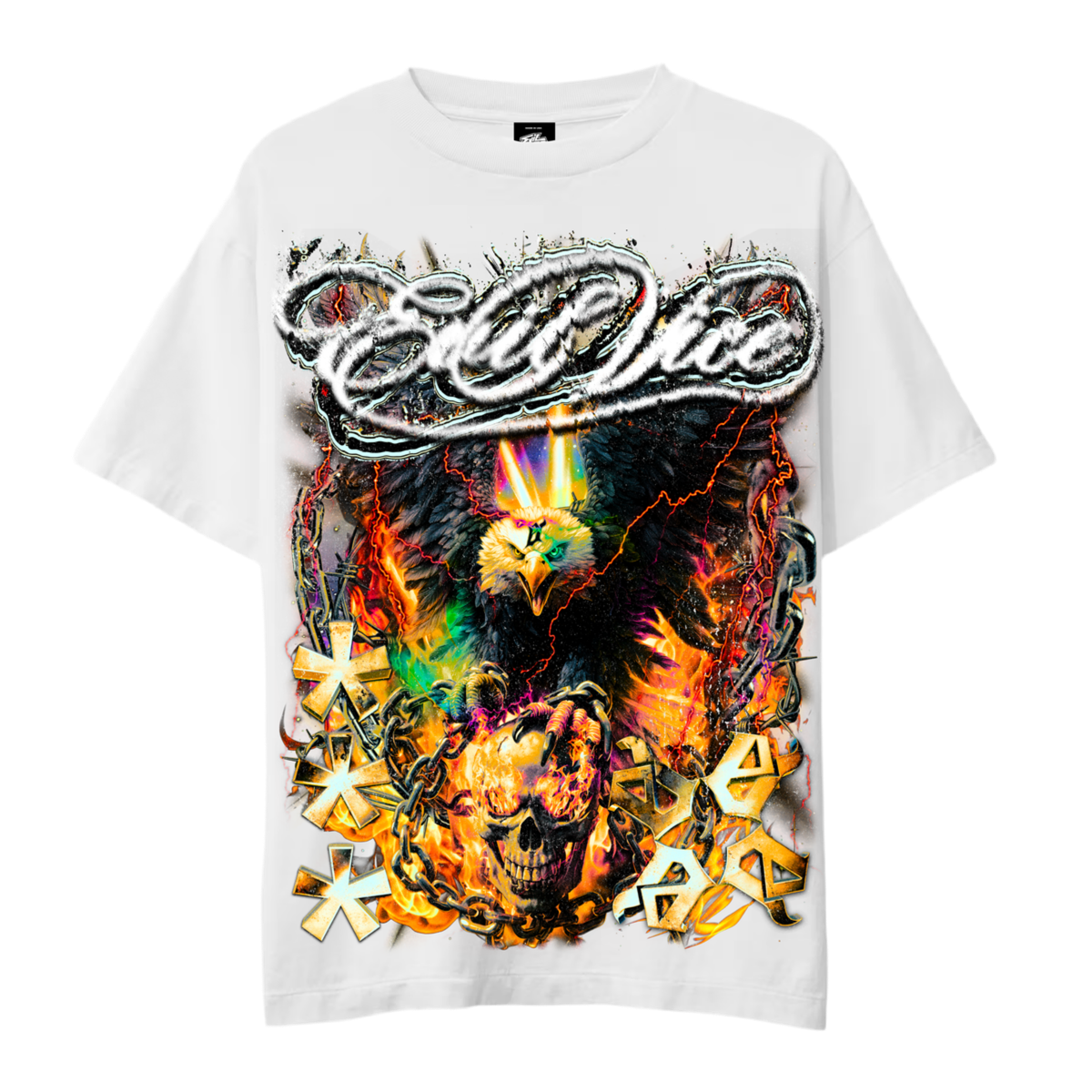 EVIL VICE NO CHAINS EAGLE TEE