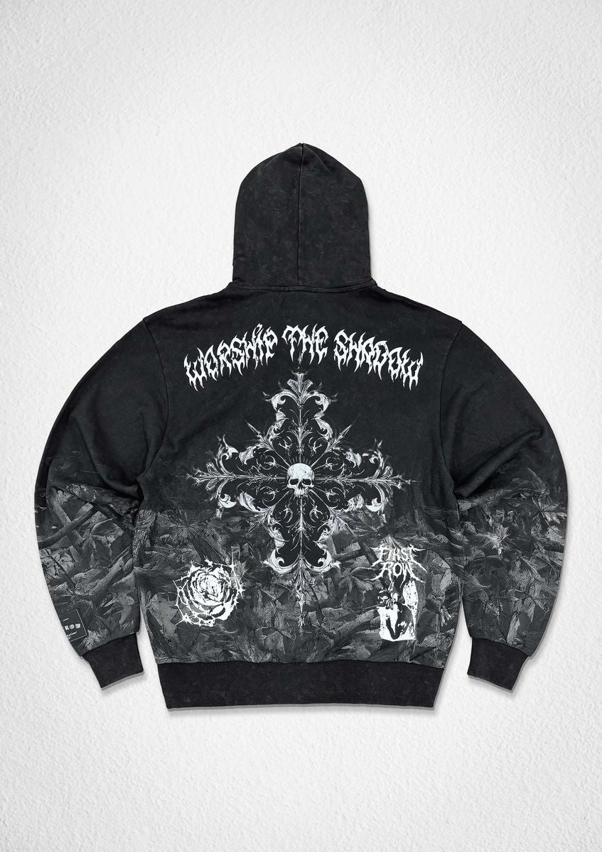 FIRST ROW SHADOW WORSHIP FLAME RITUAL FULLZIP HOODIE