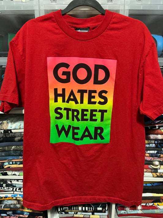 The Hundreds God Hates Streetwear Graphic Tee Large