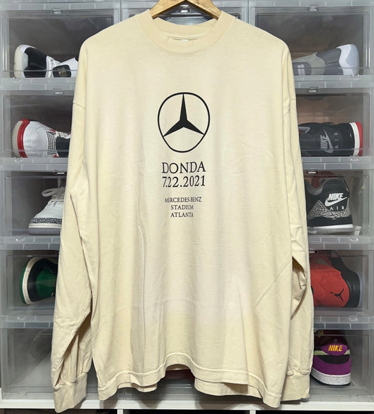 Kanye West Donda Atlanta Listening Party Event Mercedes Benz T-Shirt XXL