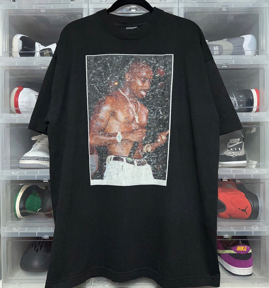 Y2K Tupac 2pac Photo Rap Tee XXL