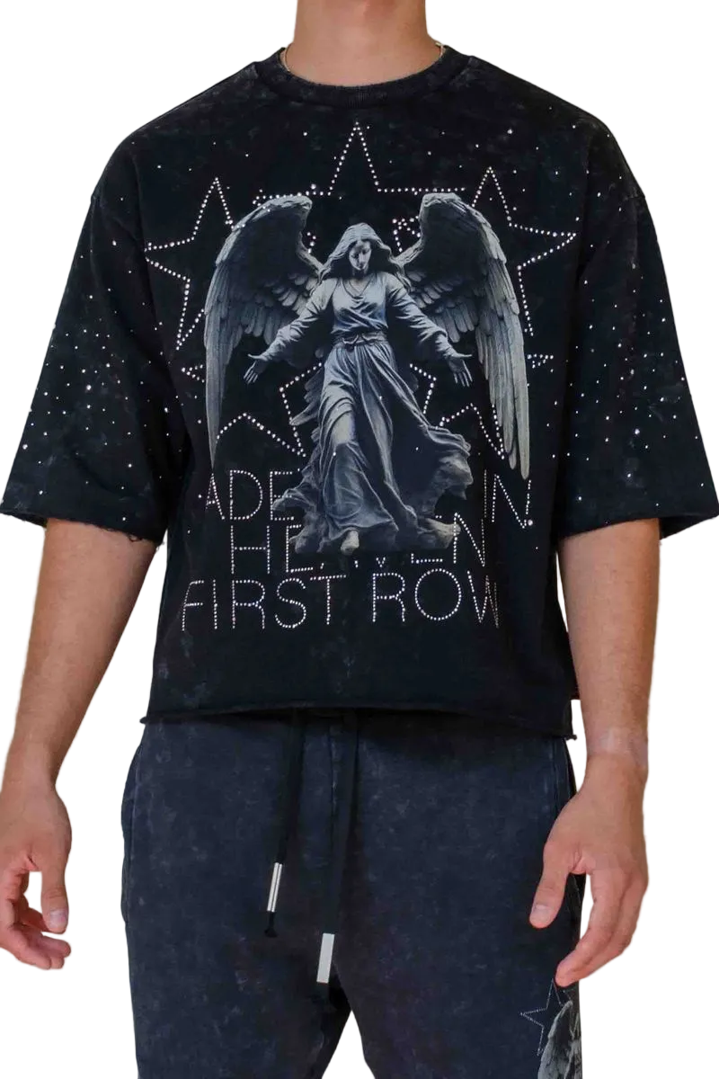 FIRST ROW MADE IN HEAVEN SHINING CROPPED TEE