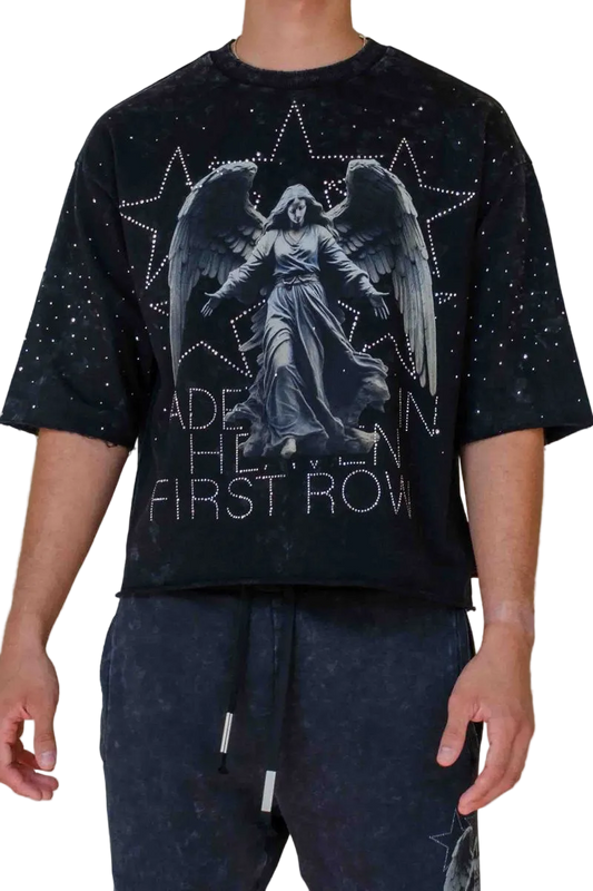 FIRST ROW MADE IN HEAVEN SHINING CROPPED TEE