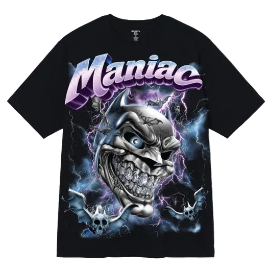 MANIAC BAT PREMIUM GRAPHIC TEE