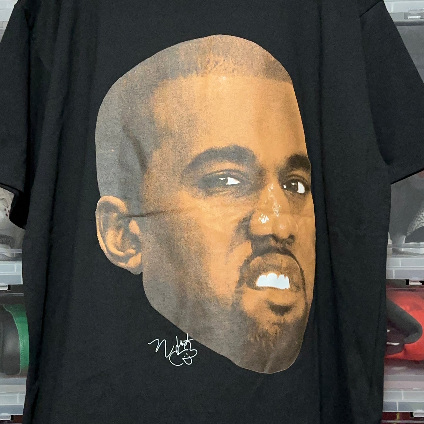 Kanye West Signature Big Face Graphic Tee XL