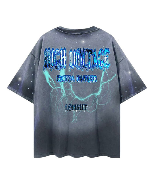 LOWKUT FRENCH MONSTER CRYSTAL RHINESTONE TEE