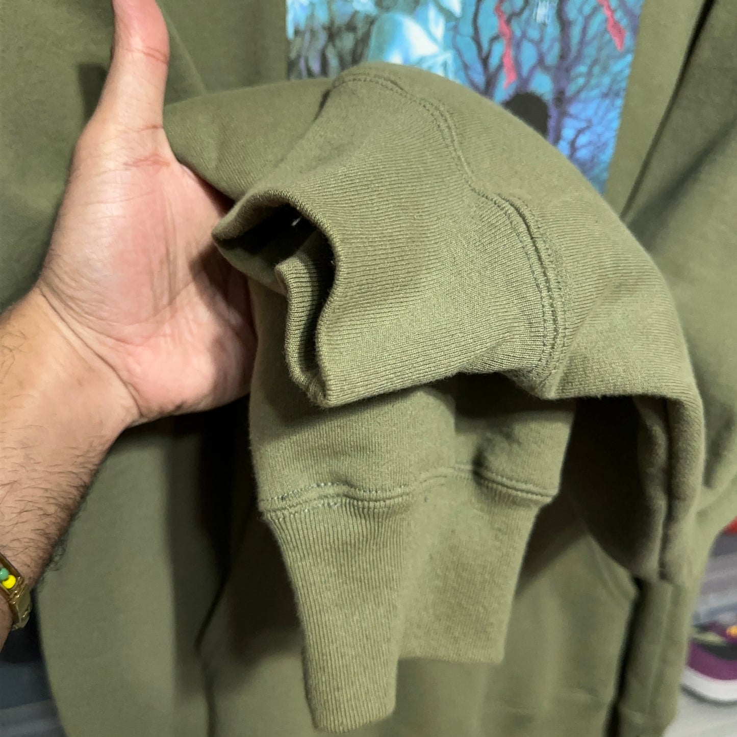 Supreme The Crow Hoodie XL Olive FW21