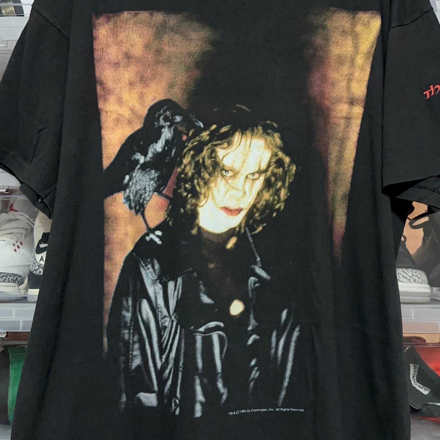 Vintage 90s The Crow Movie Promo Photo Tee XL