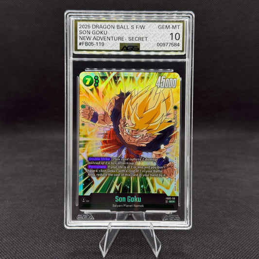 Dragon Ball Super Fusion World Son Goku New Adventure Secret FB05-119 AGS 10