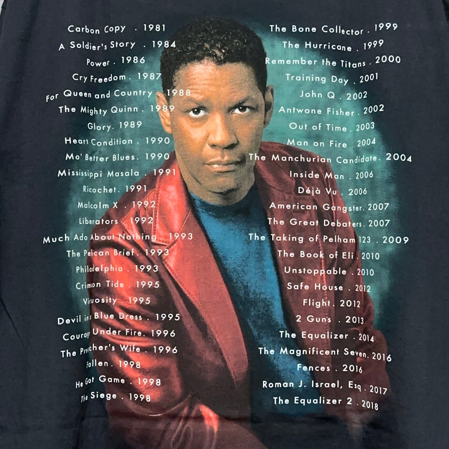 Marino Morwood Denzel Washington Rap Tee XL