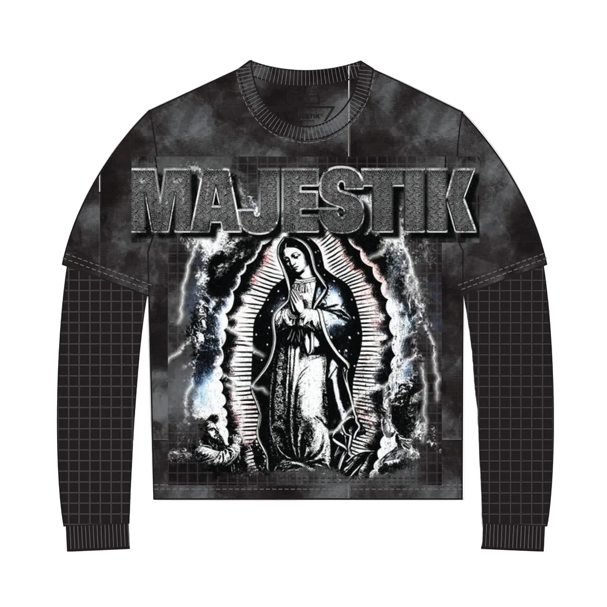 MAJESTIK MOTHER MARY LONG SLEEVE THERMAL TEE