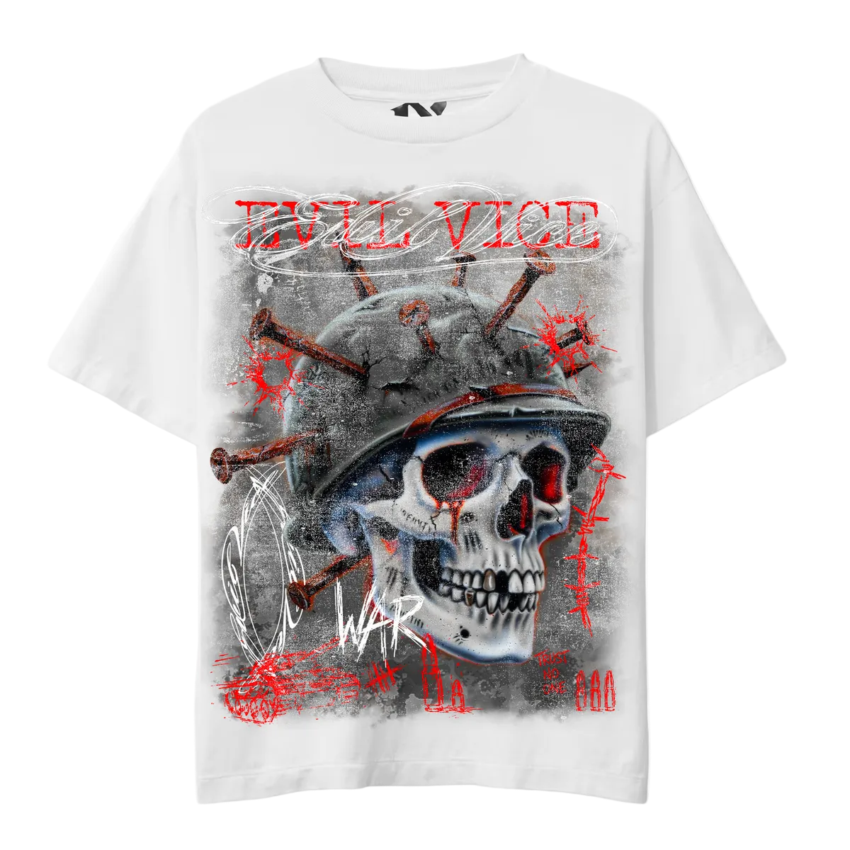 EVIL VICE WAR TEE WHITE