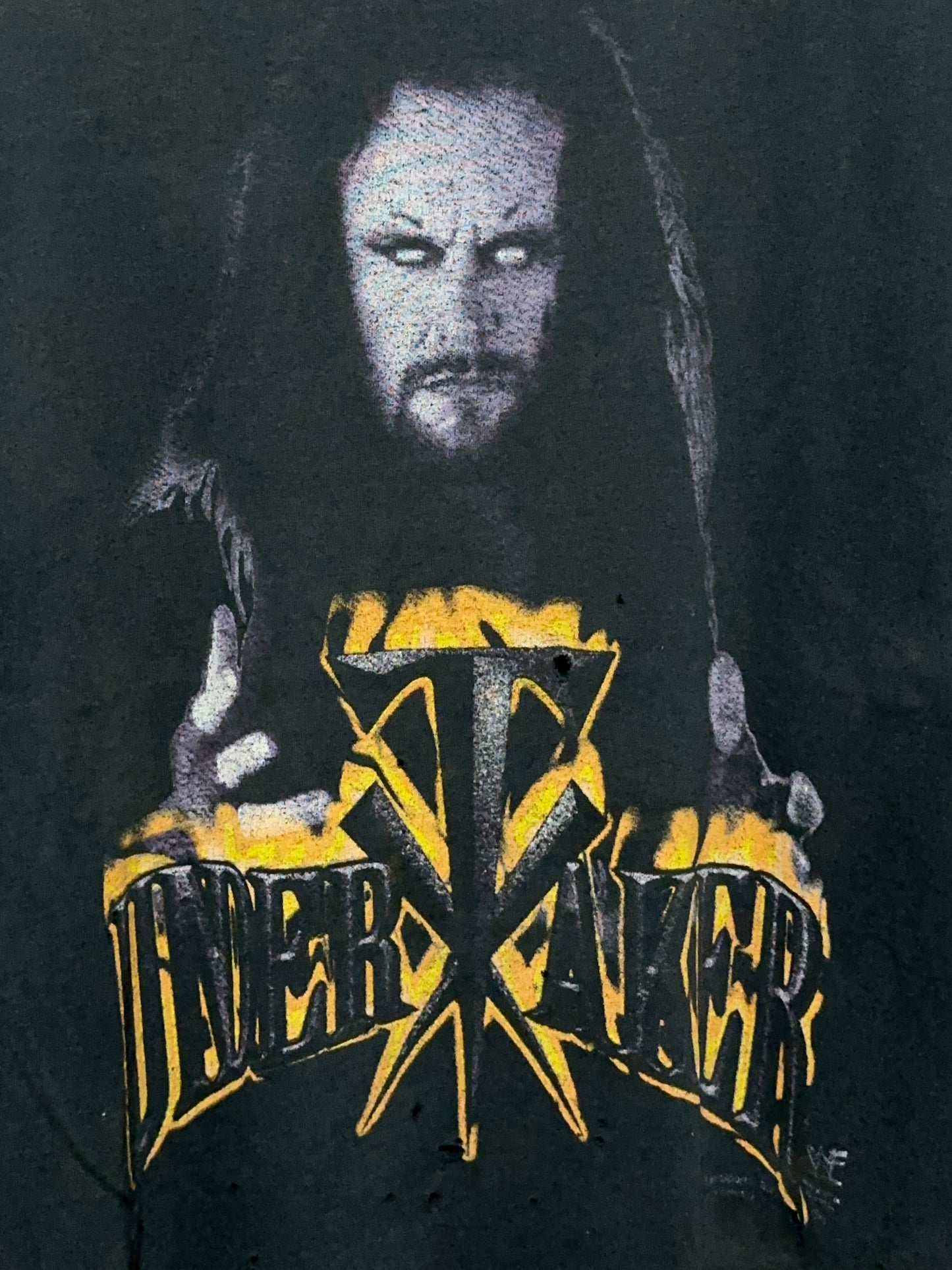 Vintage WWF The Undertaker Big Face Graphic T-Shirt XL